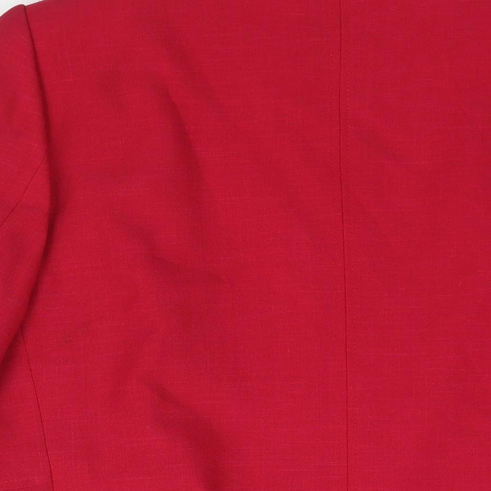 Marks and Spencer Womens Pink Jacket Size 20 Button