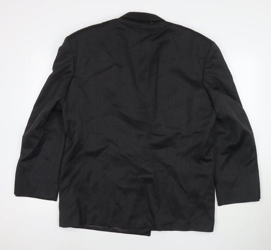 Marks and Spencer Mens Grey Polyester Jacket Suit Jacket Size 44 Regular