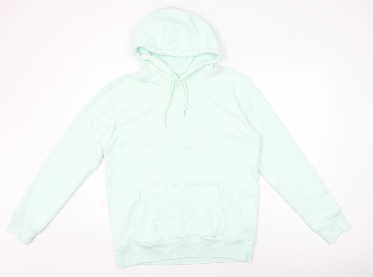 Hollister Womens Green Cotton Pullover Hoodie Size M Pullover