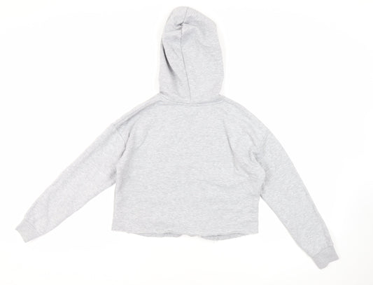 New Look Girls Grey Polyester Pullover Hoodie Size 12-13 Years Pullover - Coca-Cola