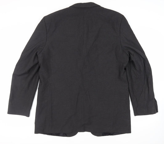 Copperstone Mens Grey Polyester Jacket Suit Jacket Size 46 Regular