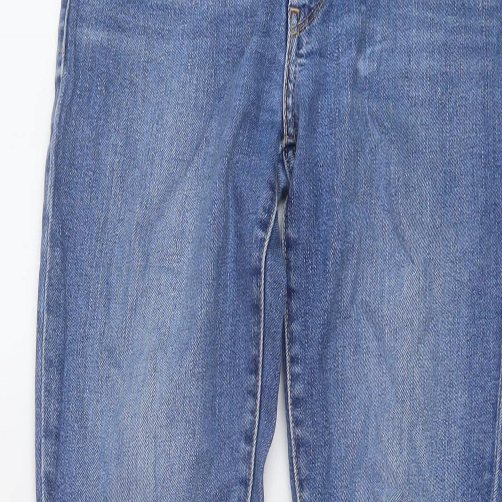 Levi's Womens Blue Cotton Skinny Jeans Size 26 in L29 in Regular Button