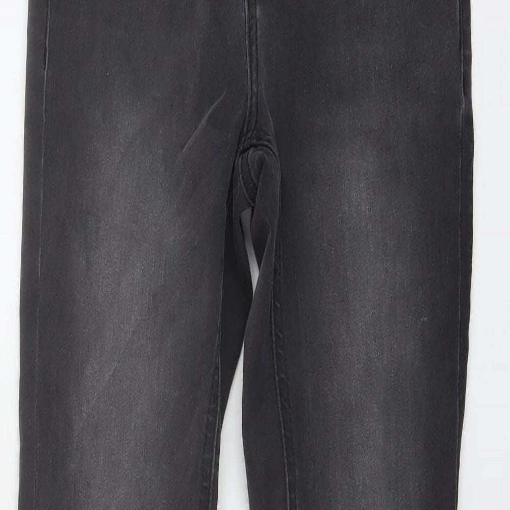 Jack Wills Womens Grey Cotton Skinny Jeans Size 25 in L26 in Regular Button