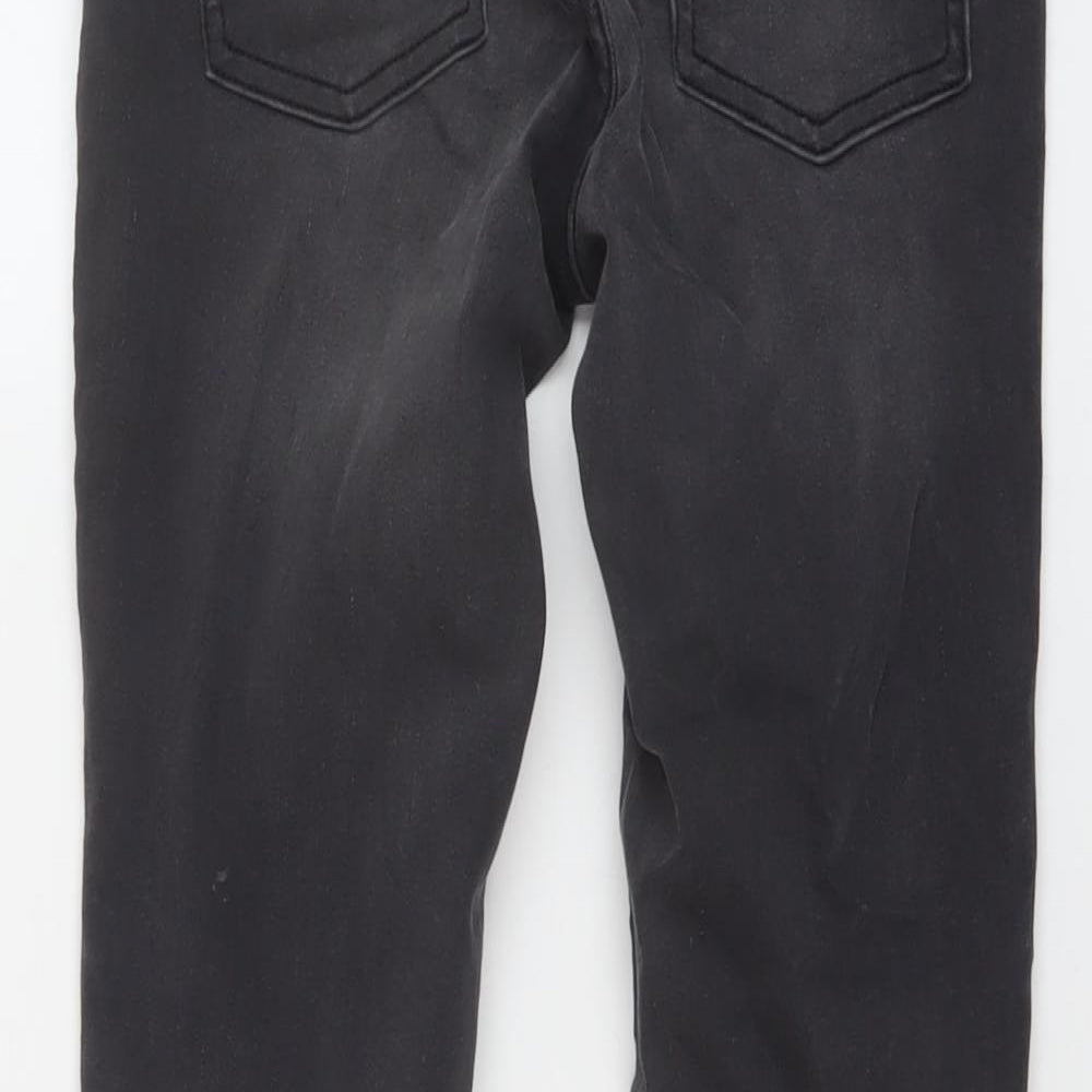 Jack Wills Womens Grey Cotton Skinny Jeans Size 25 in L26 in Regular Button