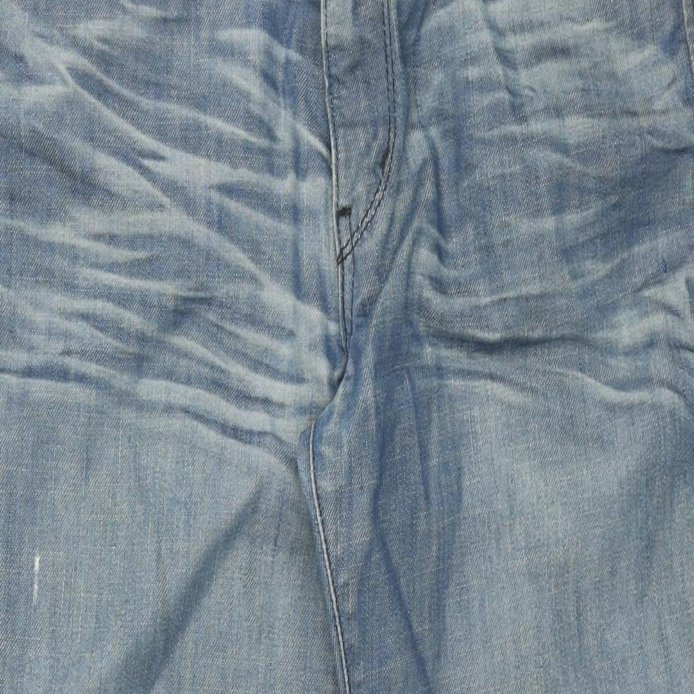 Levi's Womens Blue Cotton Bootcut Jeans Size 31 in L30 in Regular Zip - Starched