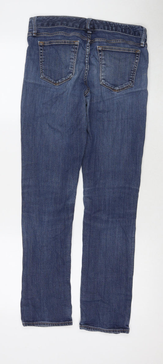 Gap Womens Blue Cotton Skinny Jeans Size 28 in L29 in Regular Zip