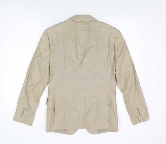 Bonobos Mens Beige Cotton Jacket Suit Jacket Size 36 Regular