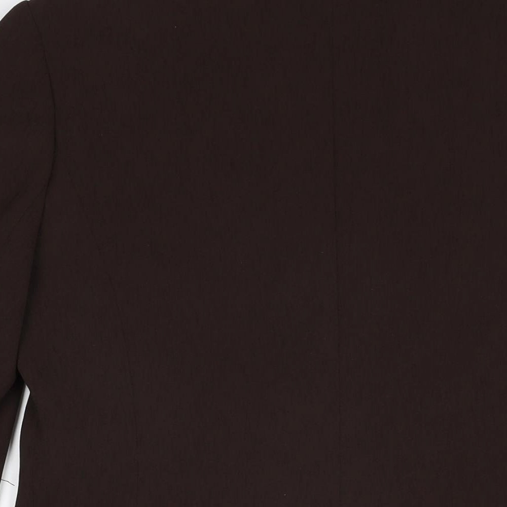 Bonmarché Womens Brown Polyester Jacket Blazer Size 12