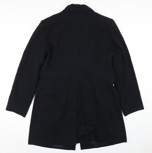 Sasha Womens Blue Jacket Blazer Size 14 Button