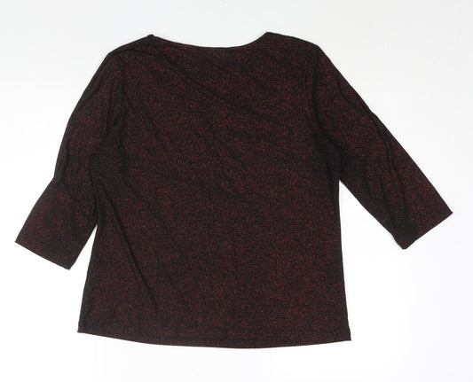 Womens UK Size L Klass Black Polyester Blouse