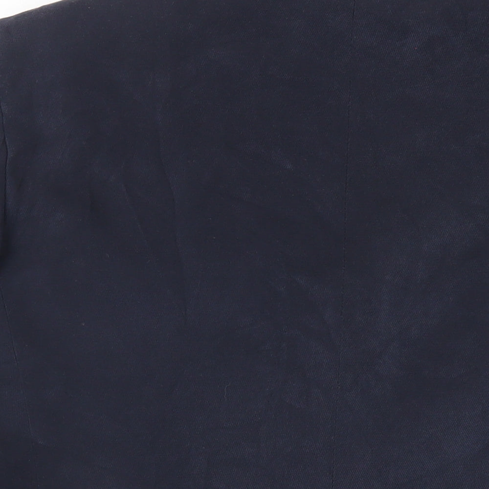 Marks and Spencer Mens Blue Polyester Jacket Blazer Size 42 Regular