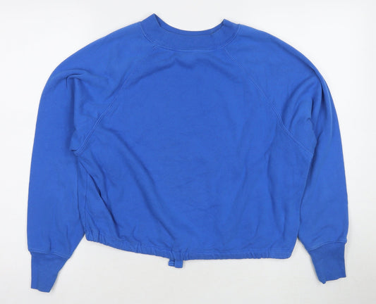 Old Navy Womens Blue Cotton Pullover Sweatshirt Size XS Pullover - Today Is Gonna Be A Good Day