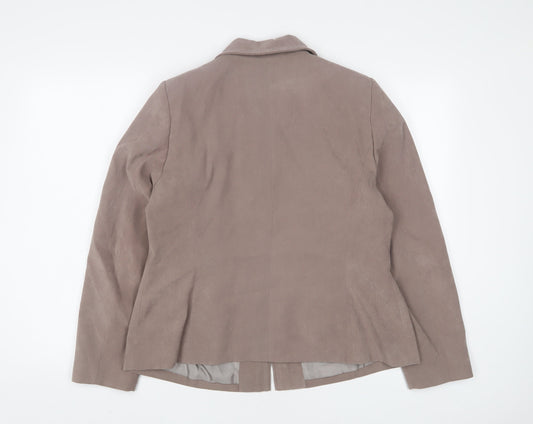 Bonmarché Womens Brown Jacket Size 16 Zip