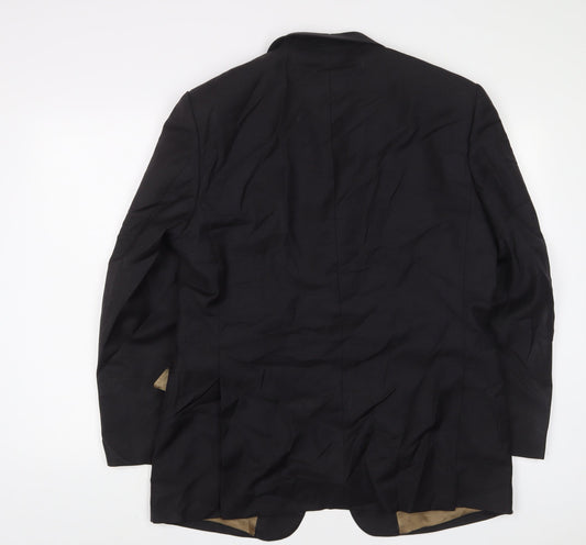 Racing Green Mens Grey Wool Jacket Suit Jacket Size 40 Regular