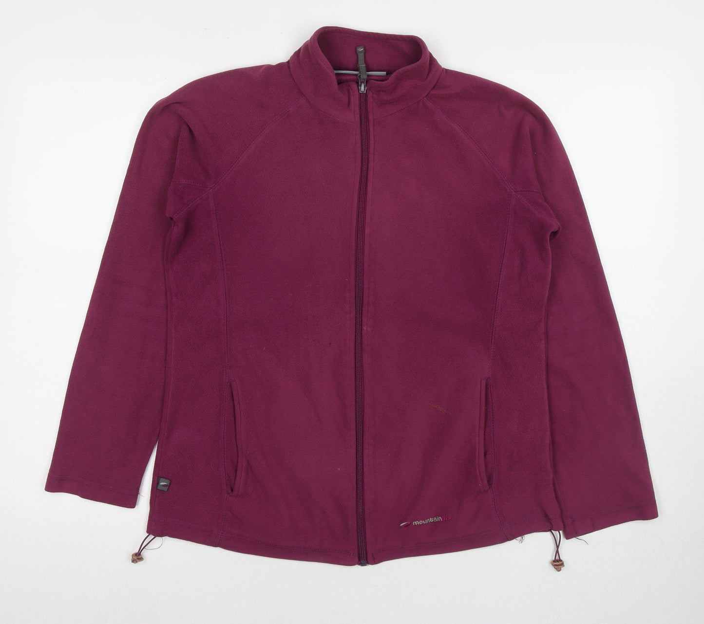 Mountain Life Womens Purple Jacket Size 14 Zip