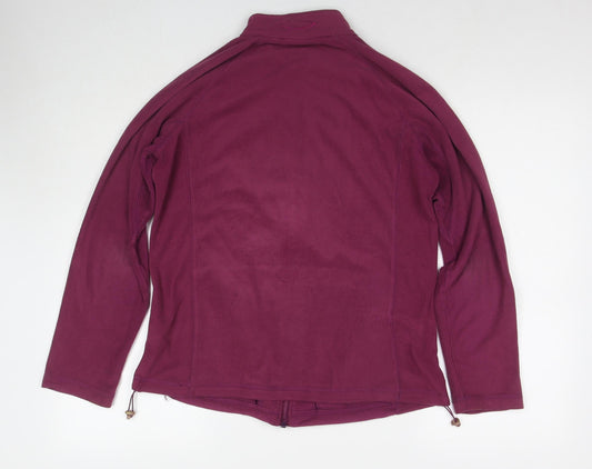 Mountain Life Womens Purple Jacket Size 14 Zip