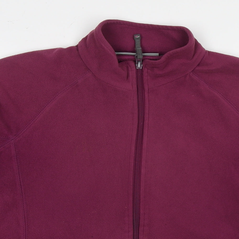Mountain Life Womens Purple Jacket Size 14 Zip