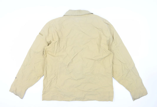 SCOTT Mens Beige Jacket Size XL Zip - Water Resistant