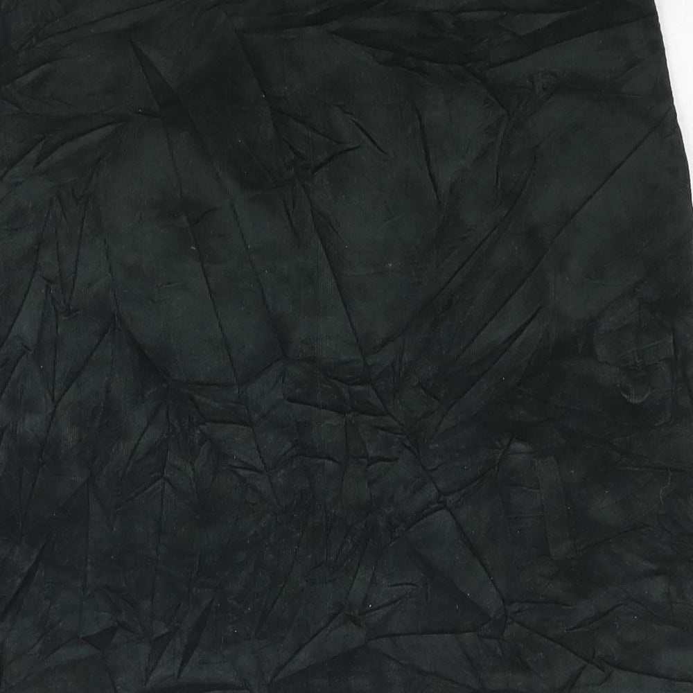 Pinns Womens Green Cotton Straight & Pencil Skirt Size 10 Zip