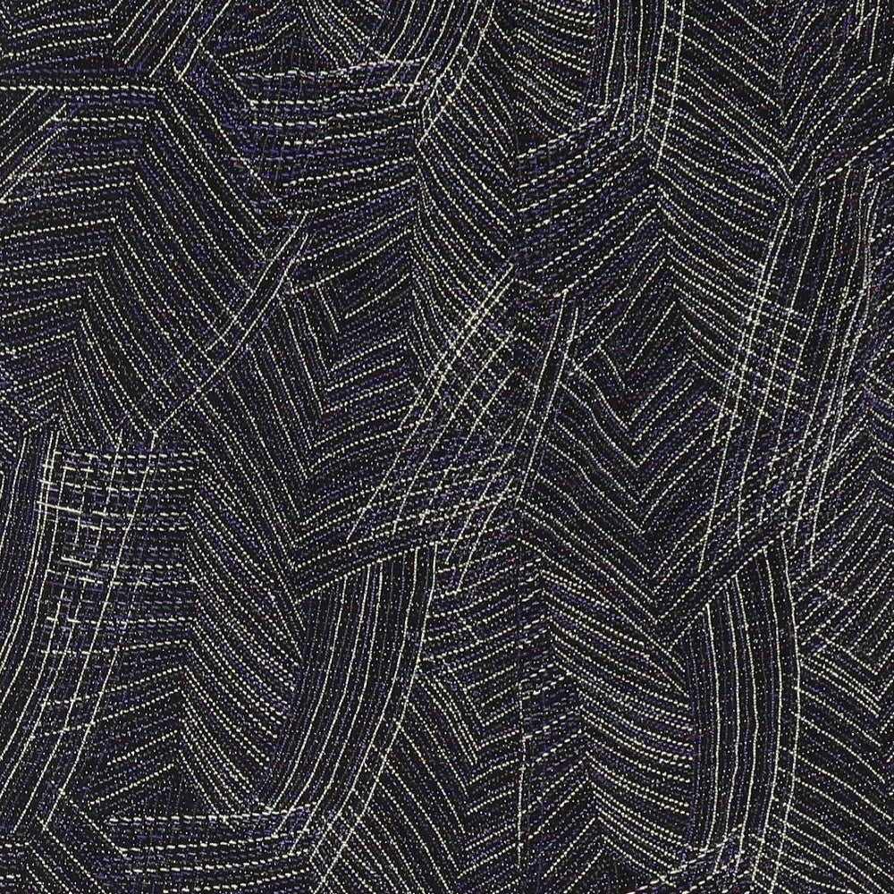 EWM Womens Multicoloured Geometric Nylon A-Line Skirt Size 14 - Glitter