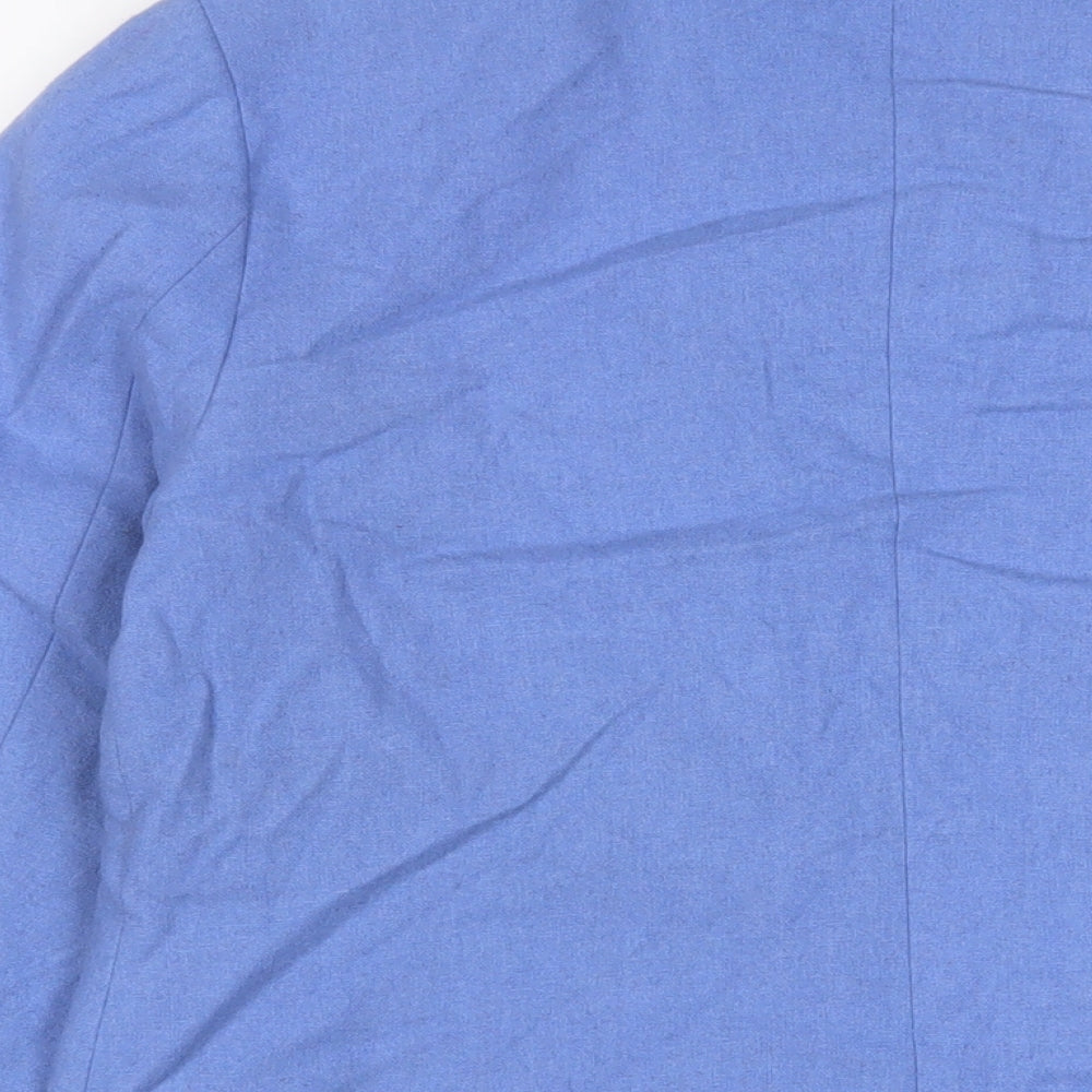 Womens UK Size 10 Jack Murphy Blue Wool Jacket