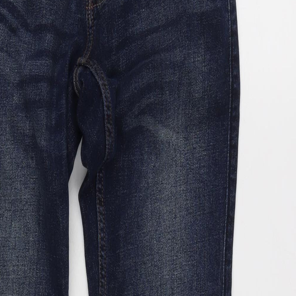 Hollister Mens Blue Cotton Blend Skinny Jeans Size 26 in L29 in Regular Zip