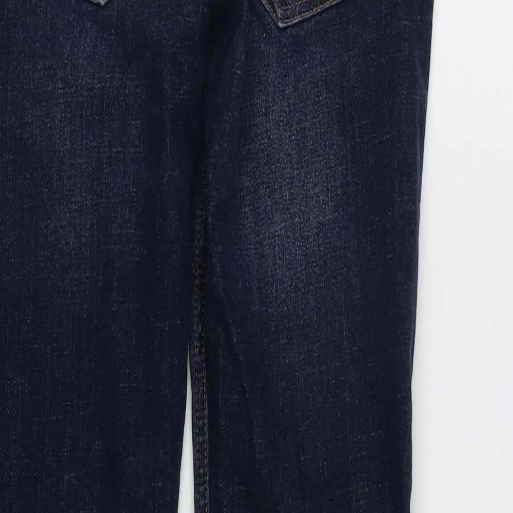 Hollister Mens Blue Cotton Blend Skinny Jeans Size 26 in L29 in Regular Zip