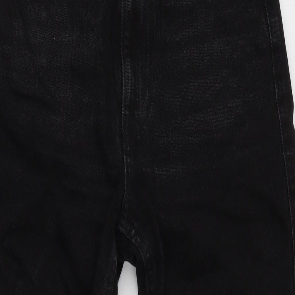 Rowe Mens Black Cotton Straight Jeans Size 26 in L29 in Regular Zip