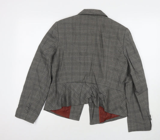 Marks and Spencer Womens Grey Jacket Blazer Size 16
