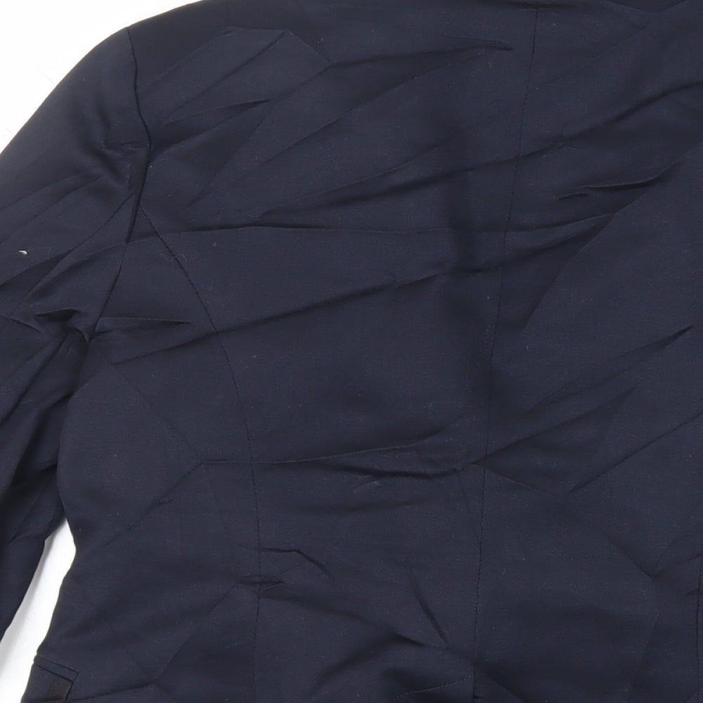 Jack Wills Womens Blue Jacket Blazer Size 10 Button