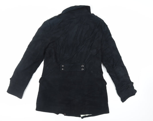 NEXT Womens Black Jacket Size 12 Button