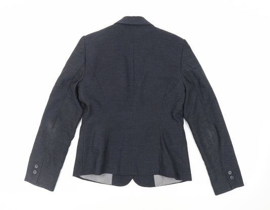 NEXT Womens Blue Jacket Blazer Size 10 Button