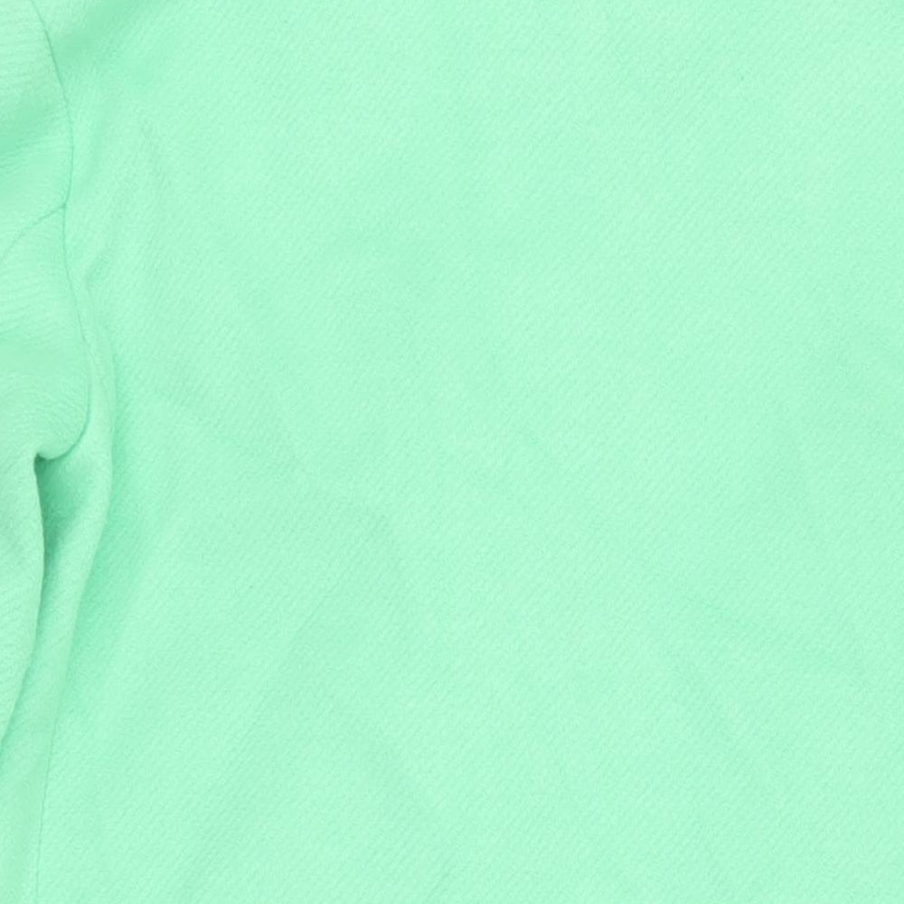 Marks and Spencer Womens Green Overcoat Coat Size 10 Button