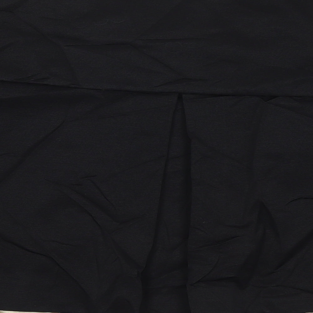 Brand and care label for Autograph women’s black jacket blazer, size UK 12, snap