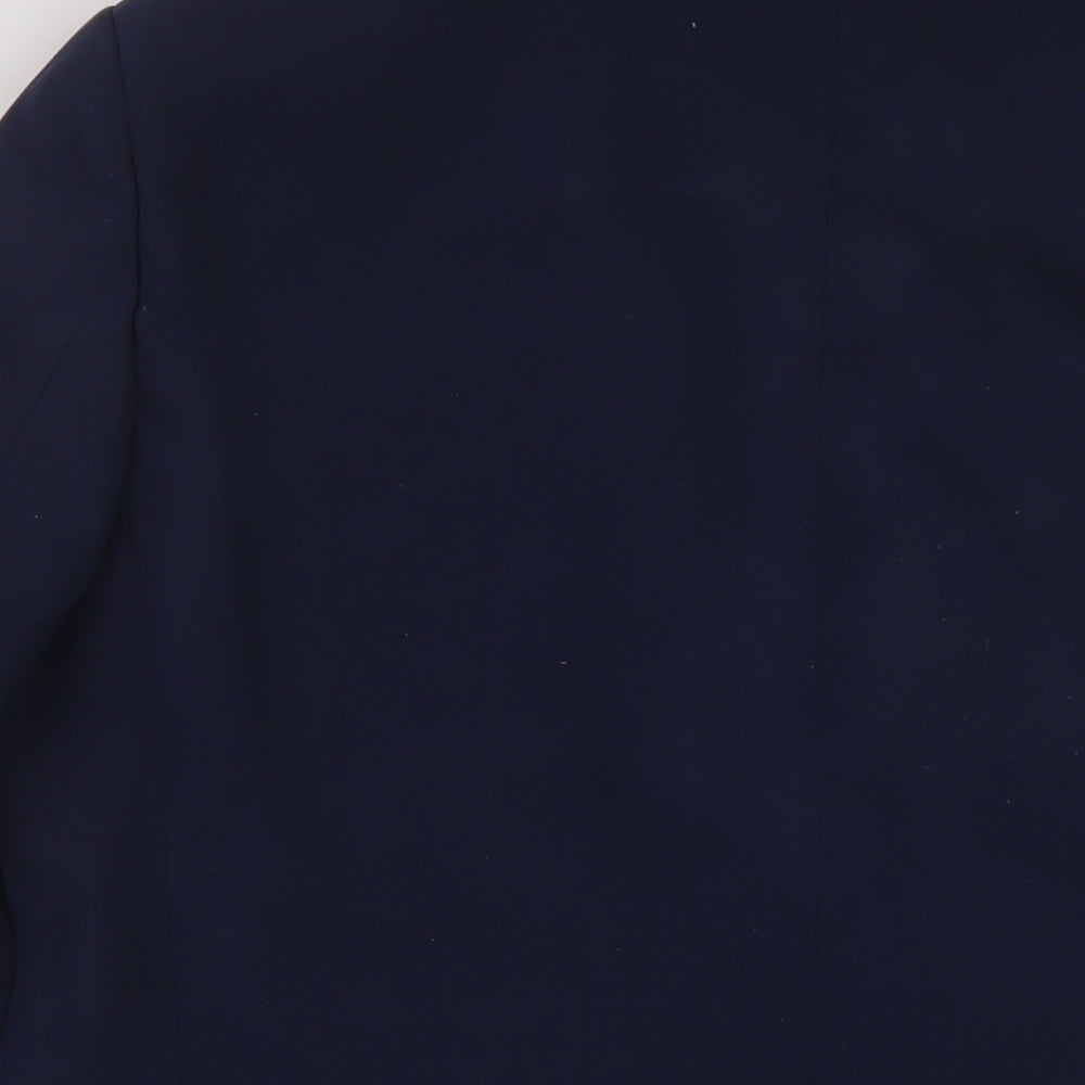 Marks and Spencer Mens Blue Polyester Jacket Suit Jacket Size 40 Regular