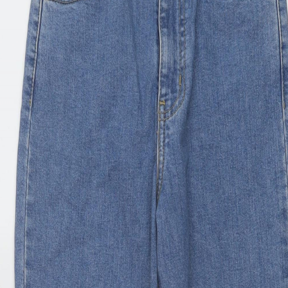 Levi's Womens Blue Cotton Mom Jeans Size 24 L27 in Regular Button