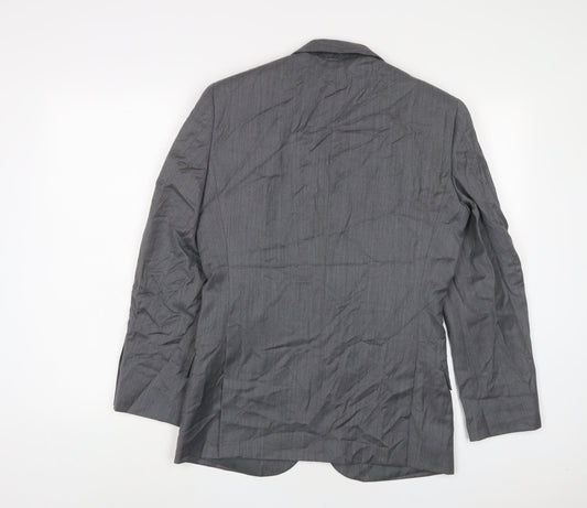 G2000 Mens Grey Wool Jacket Suit Jacket Size 36 Regular