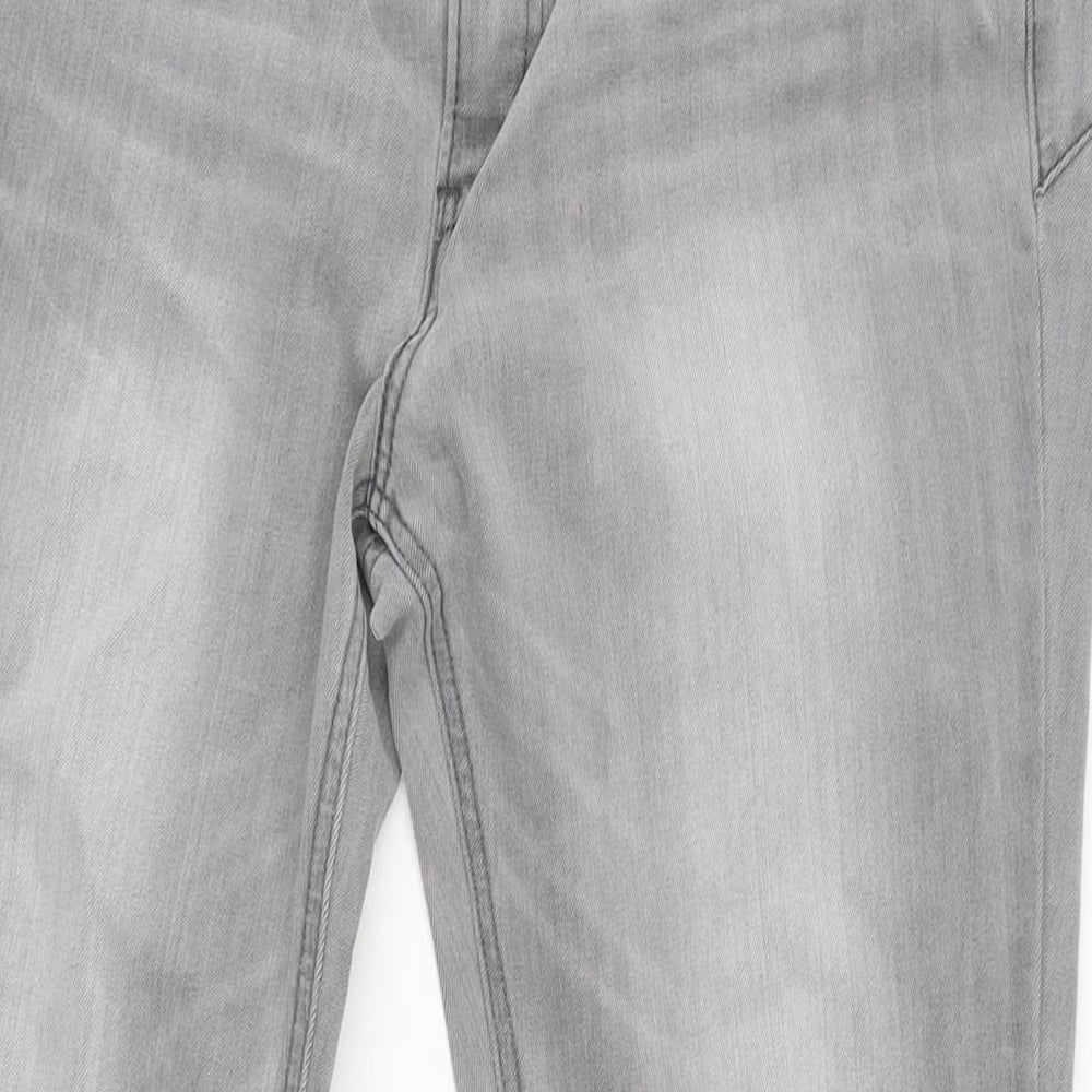 Levi's Womens Grey Cotton Blend Skinny Jeans Size 33 in L30 in Regular Zip