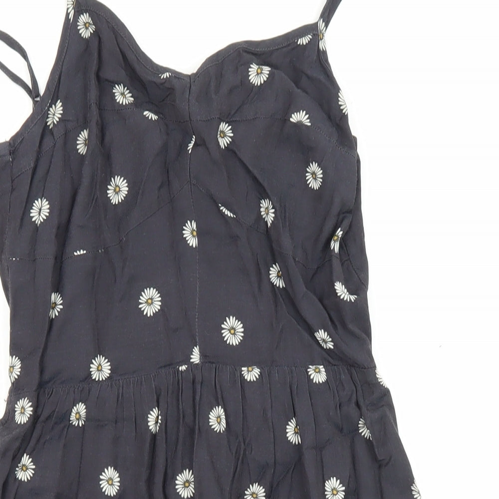 Jack Wills Womens Multicoloured Floral Viscose Shift Size 6 Sweetheart