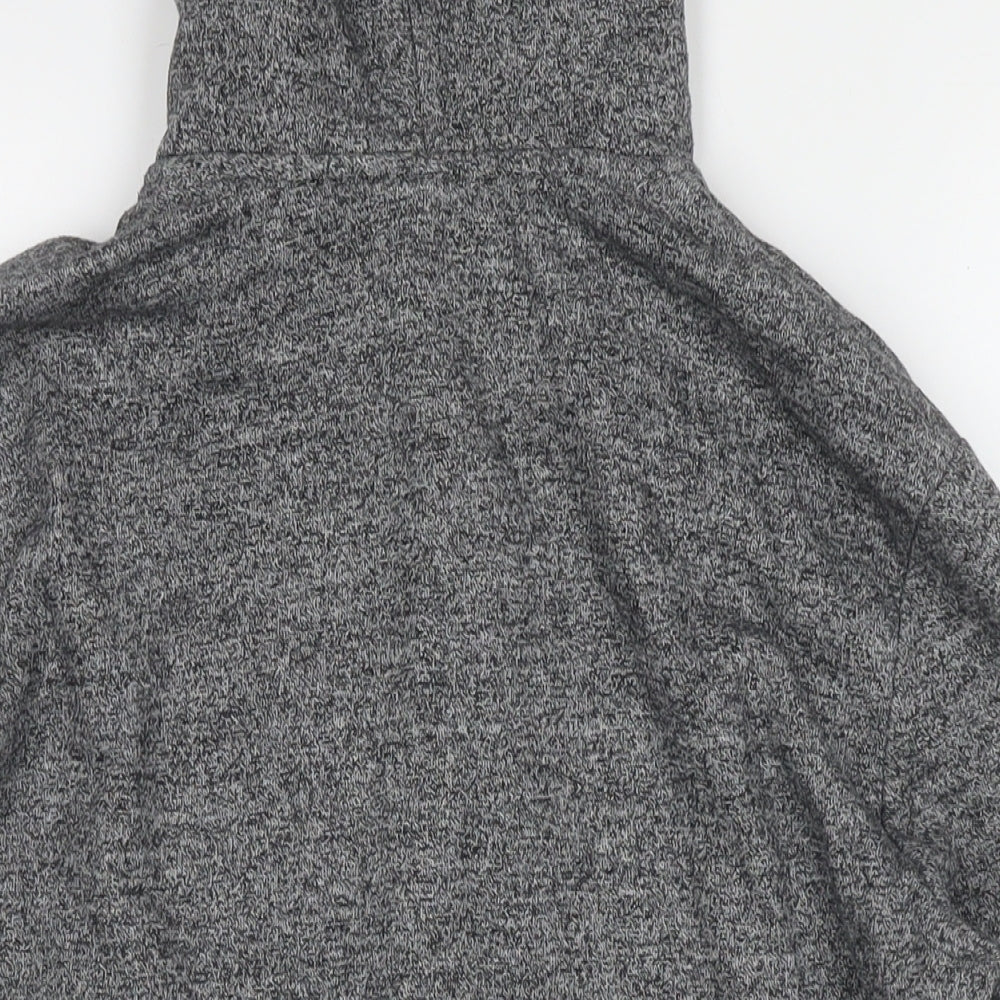 Divided by H&M Mens Grey Cotton Full Zip Hoodie Size S