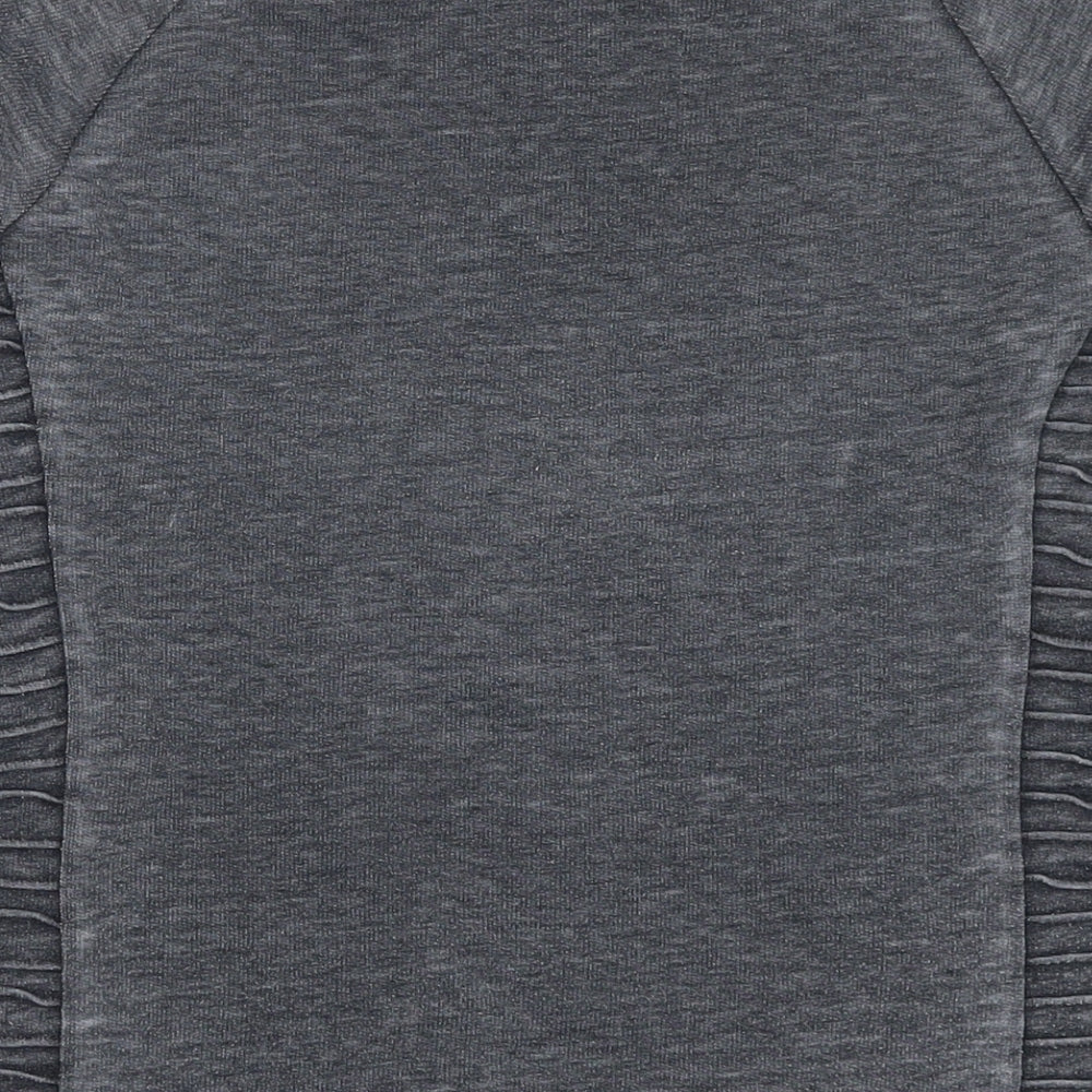 Cup2 Mens Grey Polyester Full Zip Sweatshirt Size M