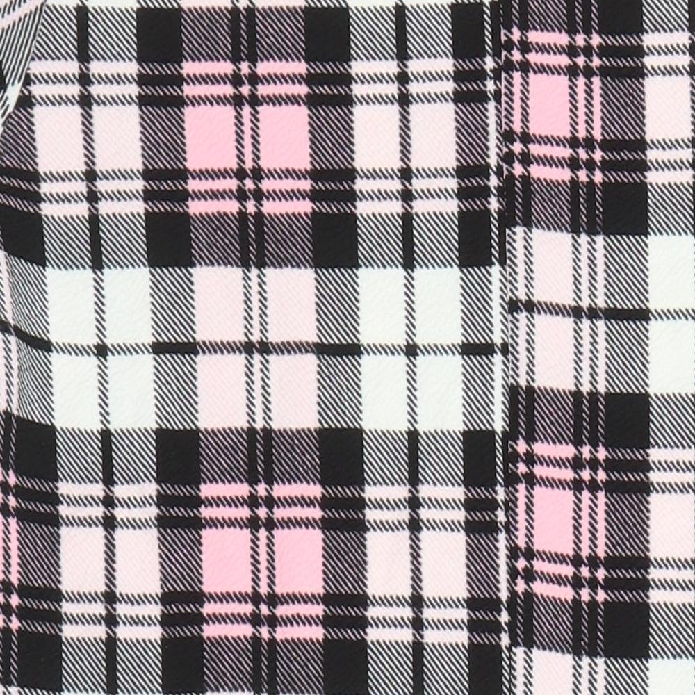 Kaaya Womens Multicoloured Check Polyester Pencil Dress Size 22 Round Neck