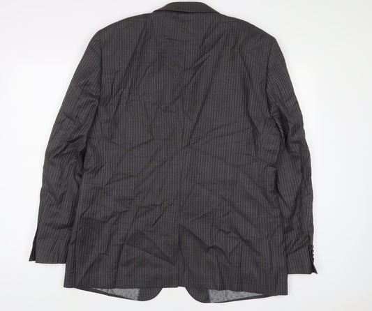 NEXT Mens Grey Polyester Jacket Suit Jacket Size 44 Regular