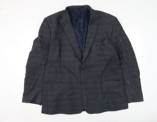 Marks & Spencer Mens Blue Jacket Size XL Button