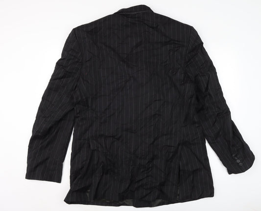Osborne Mens Black Jacket Size 46 Button