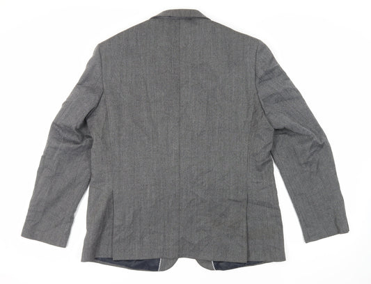 Marks and Spencer Mens Grey Wool Jacket Suit Jacket Size 46 Regular