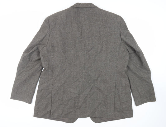 Marks and Spencer Mens Grey Wool Jacket Suit Jacket Size 48 Regular