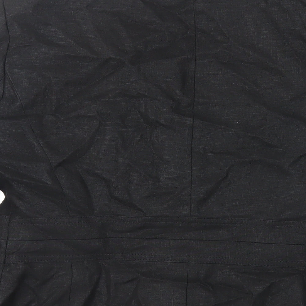 NEXT Womens Black Jacket Blazer Size 12 Snap