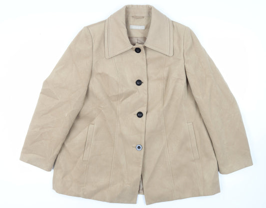 Womens UK Size 20 Anthology Beige Polyester Jacket