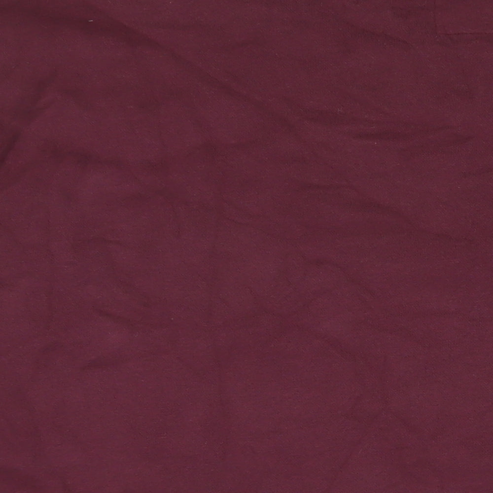 Hollister Mens Purple Cotton Pullover Sweatshirt Size 2XL - Embroidered